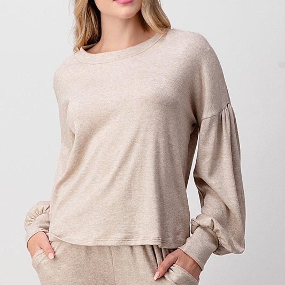 *ONLY 1 LEFT* Soft & Cozy Lounge Pant Set - Picture 2 of 5